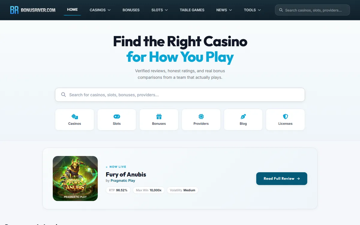 BonusRiver screenshot